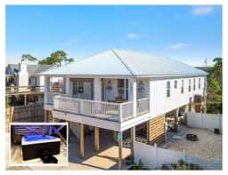 Sea Glass Cottage w/ Hot Tub, 4b/4b, sleeps 14.