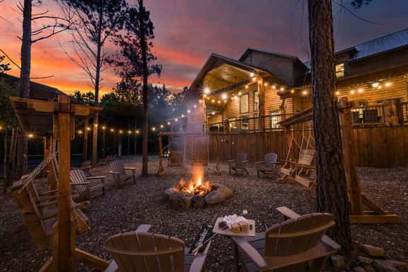 New Cabin | Private Pickleball Court | Hot Tub | Firepit | Foosball |  Fireplace | Families - Image 1